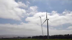 video scheid family wines wind turbine