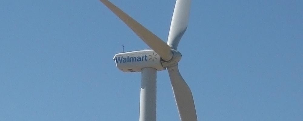 walmart wind turbine